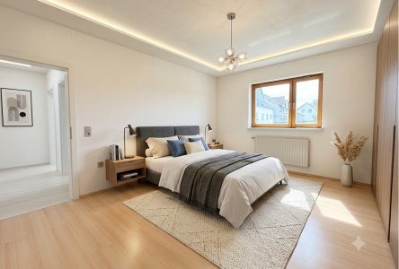 Schlafzimmer OG visualisiert