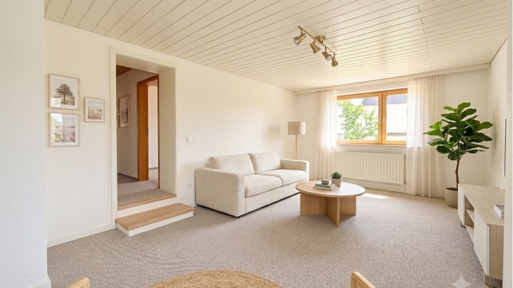 Doppelhaushälfte auf ca. 140 m² Wohnfläche mit großem Grundstück in Schiffweiler