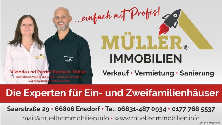 Moderne Doppelhaushälfte mit Photovoltaik-Anlage und Garten für die ganze Familie