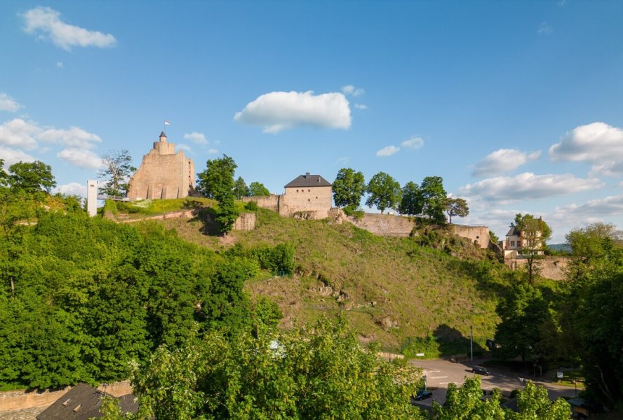 Sicht auf die Burg