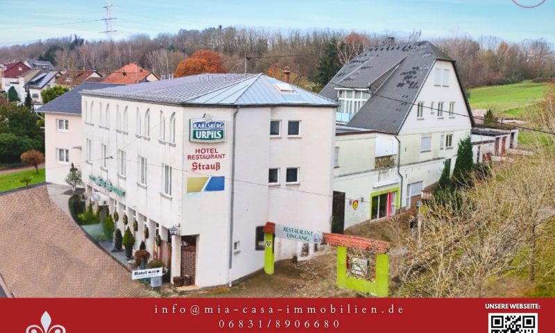 Hotel – Mietwohnung und Gewerbeeinheit in Hülzweiler