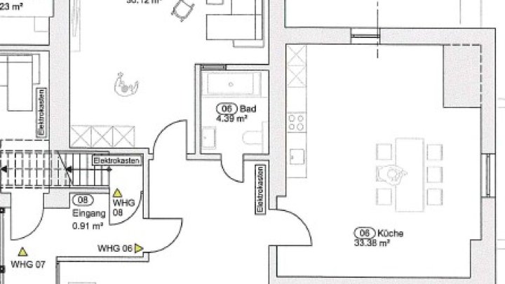 VILLA SCHWINN - Repräsentative 2,5-ZKB Altbauwohnung im DG mit EBK in ZW-City