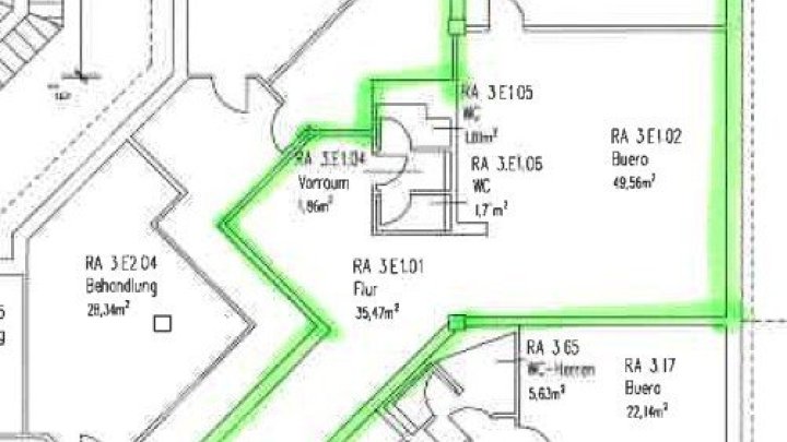 Moderne Büro- oder Praxisräume (52) im Stadtzentrum von Saarlouis - Ihr neuer Arbeitsplatz!