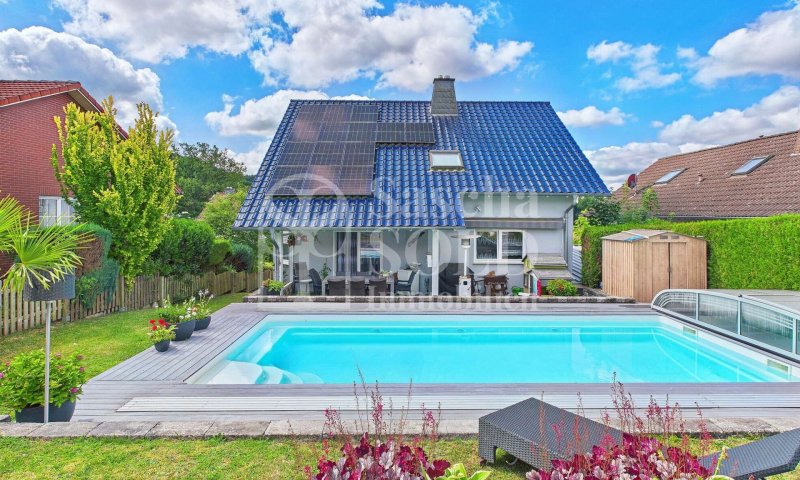 Freistehendes Einfamilienhaus mit Pool, Sauna und PV-Anlage - Viel Platz & Komfort in ruhiger Lage