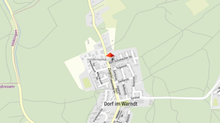 Gemütliches Einfamilienhaus in kleiner Nebenstraße von Dorf im Warndt