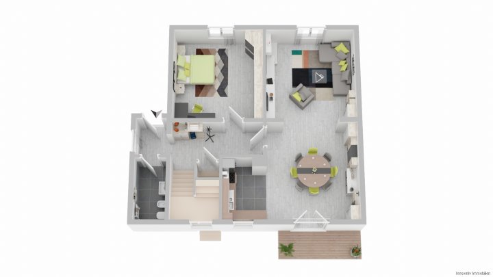 Modernisiertes Einfamilienhaus in kleiner Nebenstraße von Püttlingen