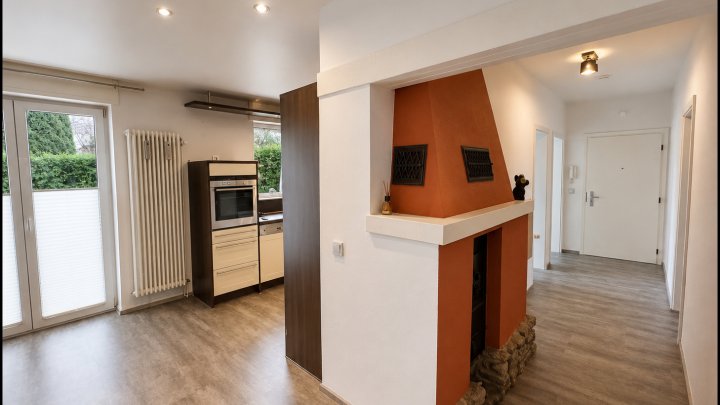 Modernisierte Erdgeschosswohnung mit Terrasse und Kamin in Merzig-Hilbringen
