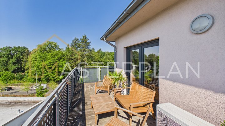Moderne Penthousewohnung mit Weitblick