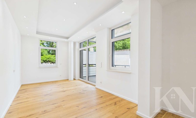 Moderne 3-Zimmer-Wohnung mit Balkon und offenem Wohnbereich
