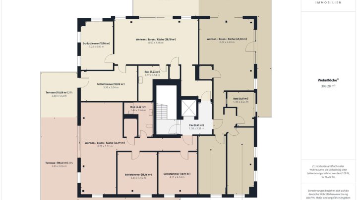 Moderne 3-Zimmer-Wohnung mit Balkon und durchdachtem Grundriss