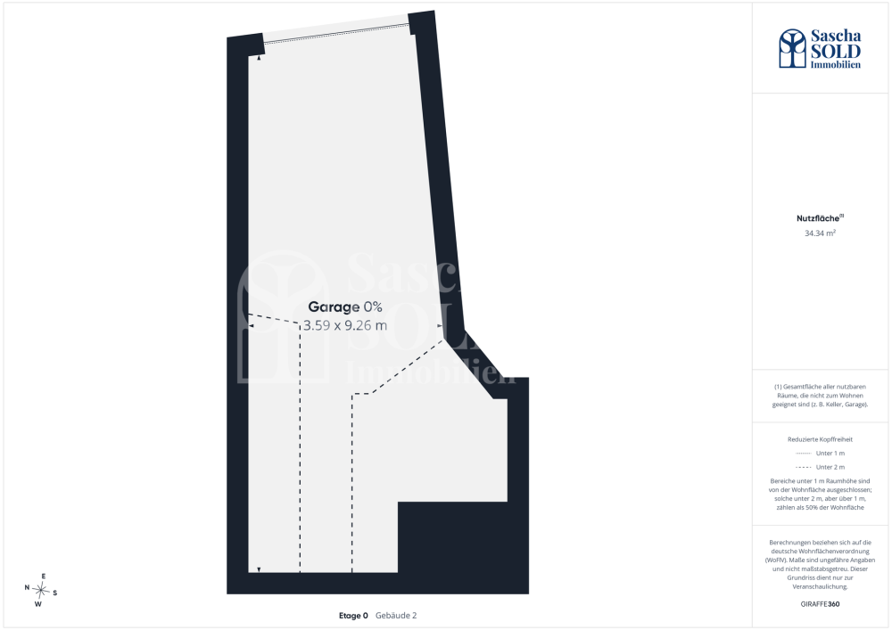 Garage - Grundriss