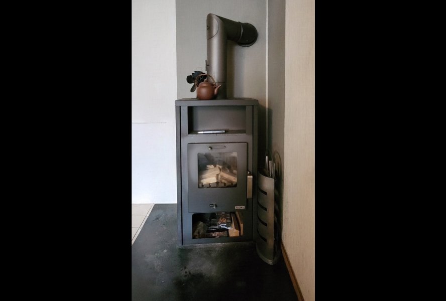 EG Kaminofen im Wohnzimmer