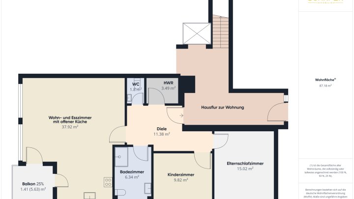Barrierefreie Wohnung mit Balkon und Stellplatz in gefragter Lage von Wallerfangen zu verkaufen