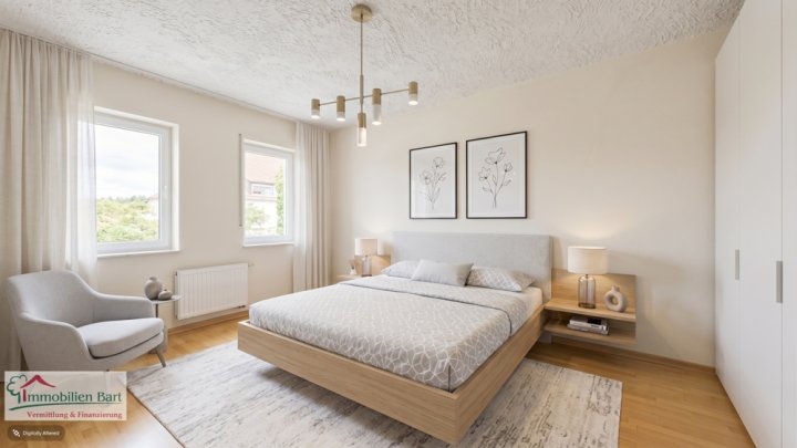 ORSCHOLZ -  NÄHE CLOEF-ATRIUM:  100 M² WOHNUNG MIT BALKON, KELLERBOX, STELLPLATZ UND AUFZUG !