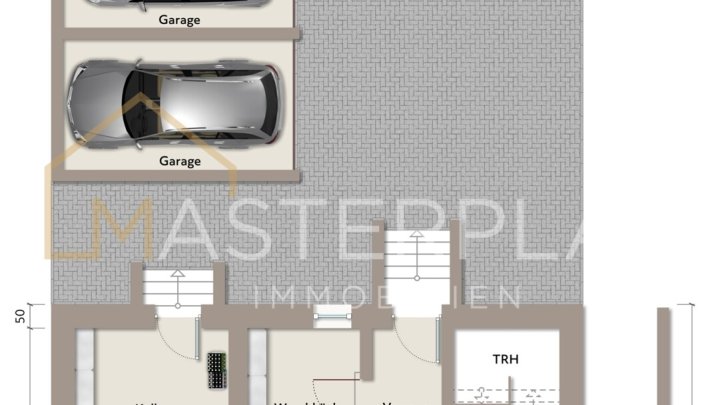 Zweifamilienhaus in Neuforweiler mit Garten und 2 Garagen