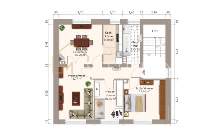 Zweifamilienhaus in Neuforweiler mit Garten und 2 Garagen