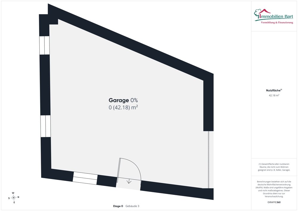 Grundriss Garage