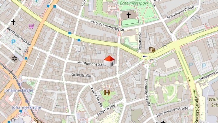Helle und gepflegte 2-ZKB-Altbauwohnung im Nauwieser Viertel
