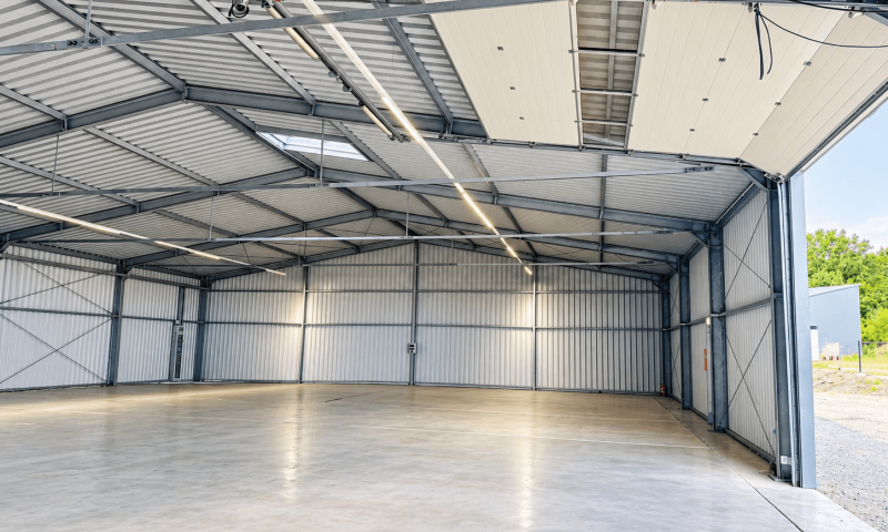 Neubau Lagerhalle in Oberbexbach mit ca. 500 m² - optional komplette Halle mit ca. 1.000 m²