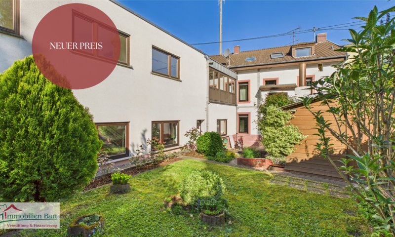 MERZIG: ZENTRALE LAGE! WOHN/- UND GESCHÄFTSHAUS MIT GARTEN