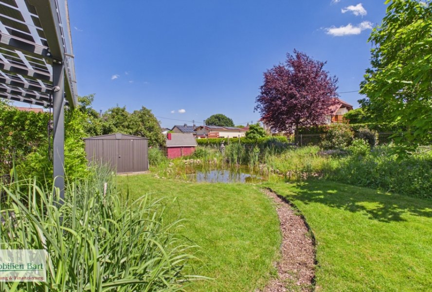 Garten mit Teich