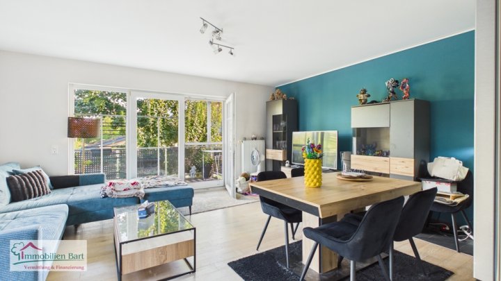 PERL-BESCH: MODERNE 97 M² WOHNUNG / STELLPLATZ / BALKON NACH SÜDEN AUSGERICHTET!