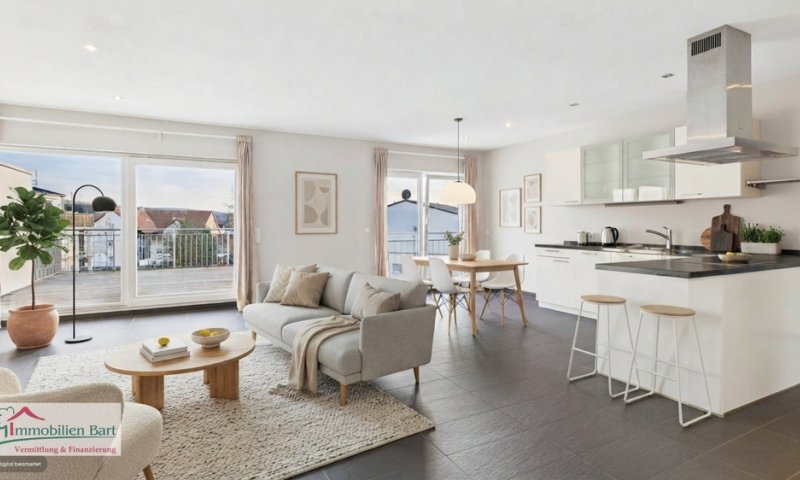 SOFORT VERFÜGBAR: NEUWERTIGE 99 M² WOHNUNG / TIEFGARAGE / 2 SCHLAFZIMMER / 2 BÄDER