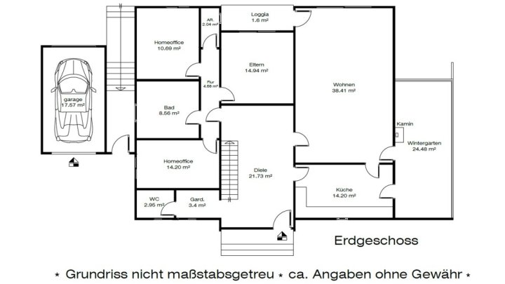 Freistehehendes Einfamilienhaus mit Einliegerwohnung in beliebter Lage