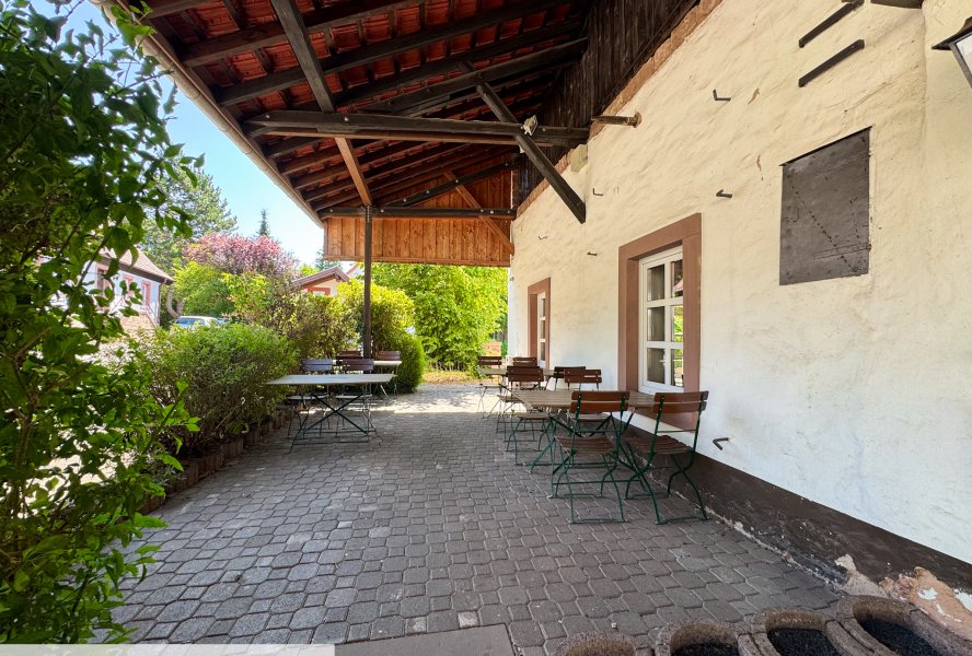 Überdachte Terrasse