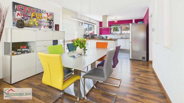 GRENZE LUXEMBURG: MODERNES WOHNHAUS / 4 SCHLAFZ. /GARTEN / DOPPELGARAGE