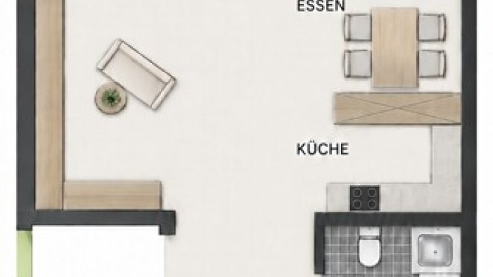 3-ZKB mit EBK, Garage, Terrasse, Loggia + Balkon, tolle Lage Am Homburg