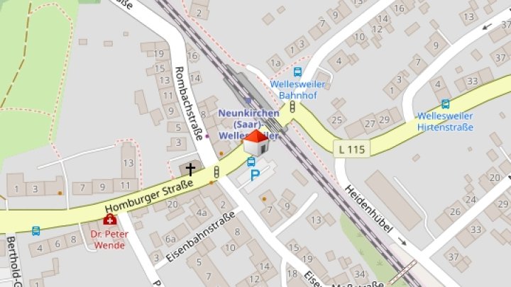 Baugrundstück in zentraler Lage von  Neunkirchen-Wellesweiler