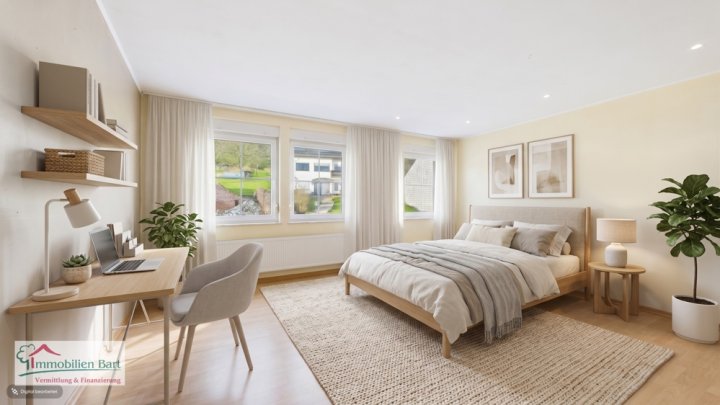 GRENZNÄHE: 3 SCHLAFZIMMER / 2 BÄDER / GARAGE / TERRASSE / BALKON MIT EINZIGARTIGER FERNSICHT!