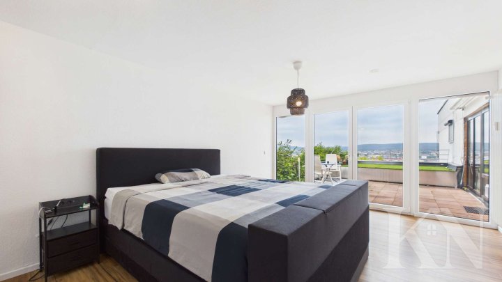 Maisonettewohnung mit Penthousecharakter & beeindruckendem Panoramablick über Saarbrücken