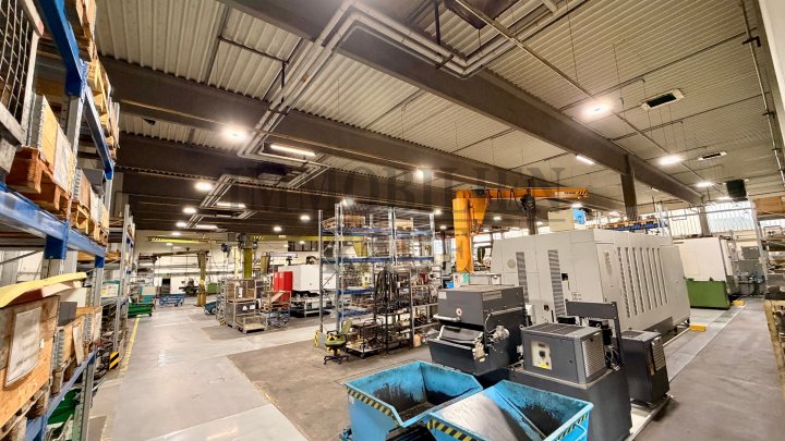 GROSSZÜGIGE GEWERBE- UND INDUSTRIELIEGENSCHAFT MIT PRODUKTIONS-, LAGER-, WERKSTATT- UND BÜROFLÄCHEN