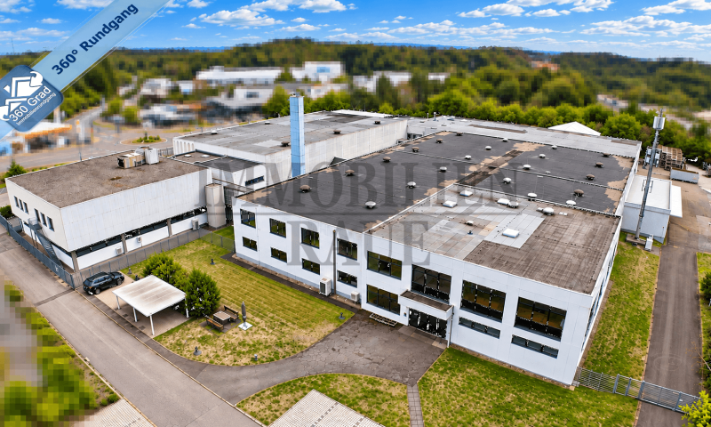 GROSSZÜGIGE GEWERBE- UND INDUSTRIELIEGENSCHAFT MIT PRODUKTIONS-, LAGER-, WERKSTATT- UND BÜROFLÄCHEN