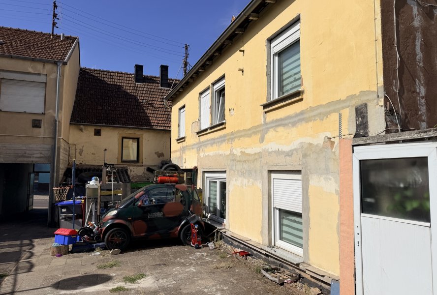 Rückansicht mit Anbau