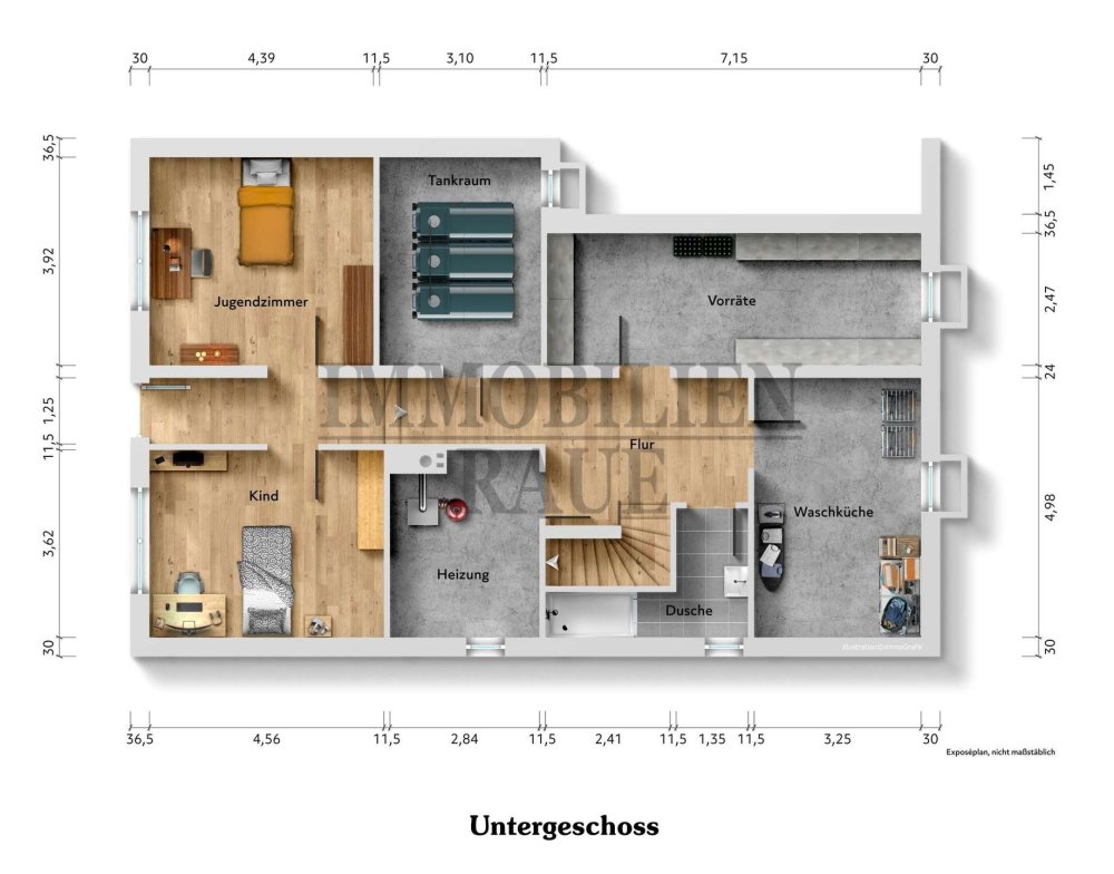 Plan Gartengeschoss