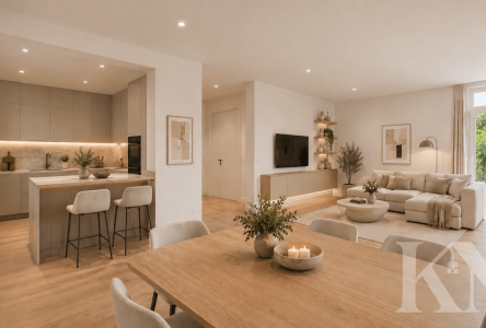2.1.2. Wohnzimmer Blick Küche Danach