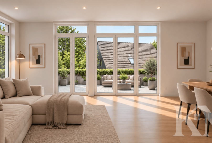 2.2.2. Wohnzimmer Blick Terrasse