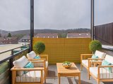 Mustermöbilierung Balkon
