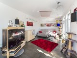 Fernsehzimmer mit Ausblick