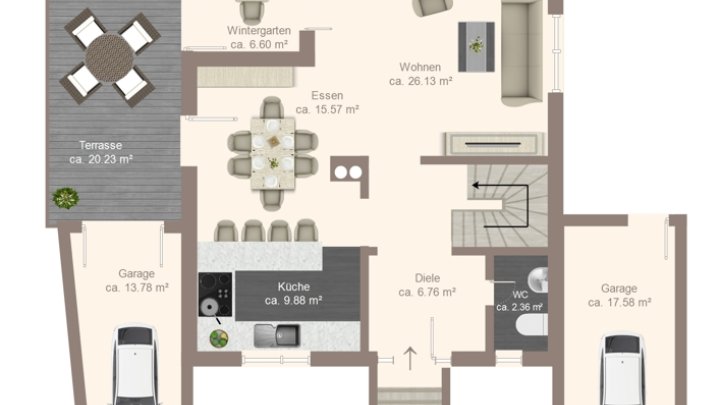 Wohnen mit Weitblick- exklusives Einfamilienhaus in bevorzugter Höhenlage