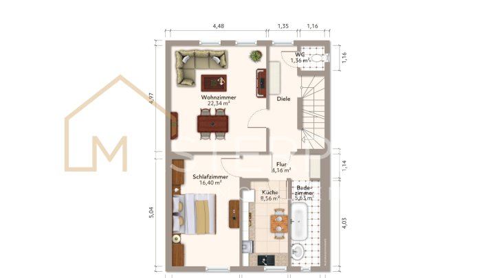 Renovierungsbedürftiges Zweifamilienhaus in zentraler Lage von Dillingen