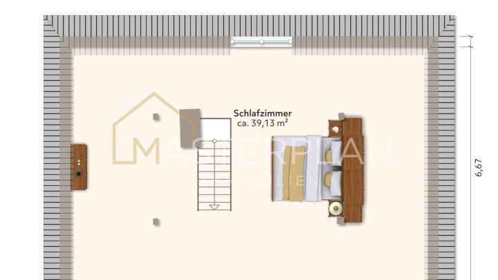 Freistehende Stadtvilla mit herrlichem Garten