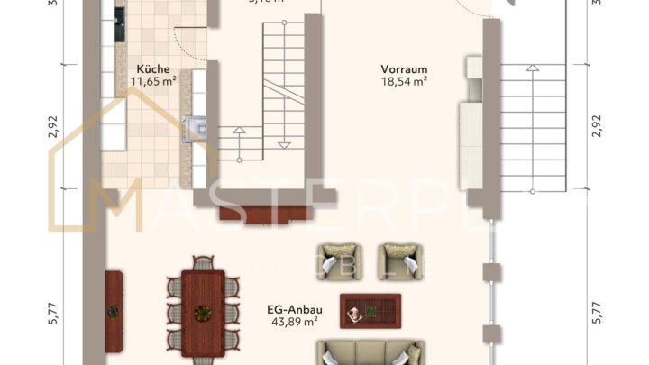Modernisiertes Einfamilienhaus mit sonniger Dachterrasse