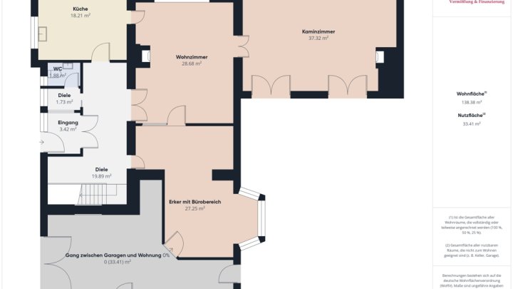 GRENZNÄHE: 4 GROßE GARAGEN / 276 M² WOHNHAUS / SOFORT VERFÜGBAR!