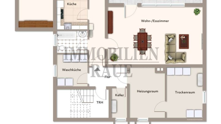 FREISTEHENDES 4-FAMILIENHAUS MIT 3 BALKONEN, TERRASSE, GARTEN & GARAGE IN SULZBACH