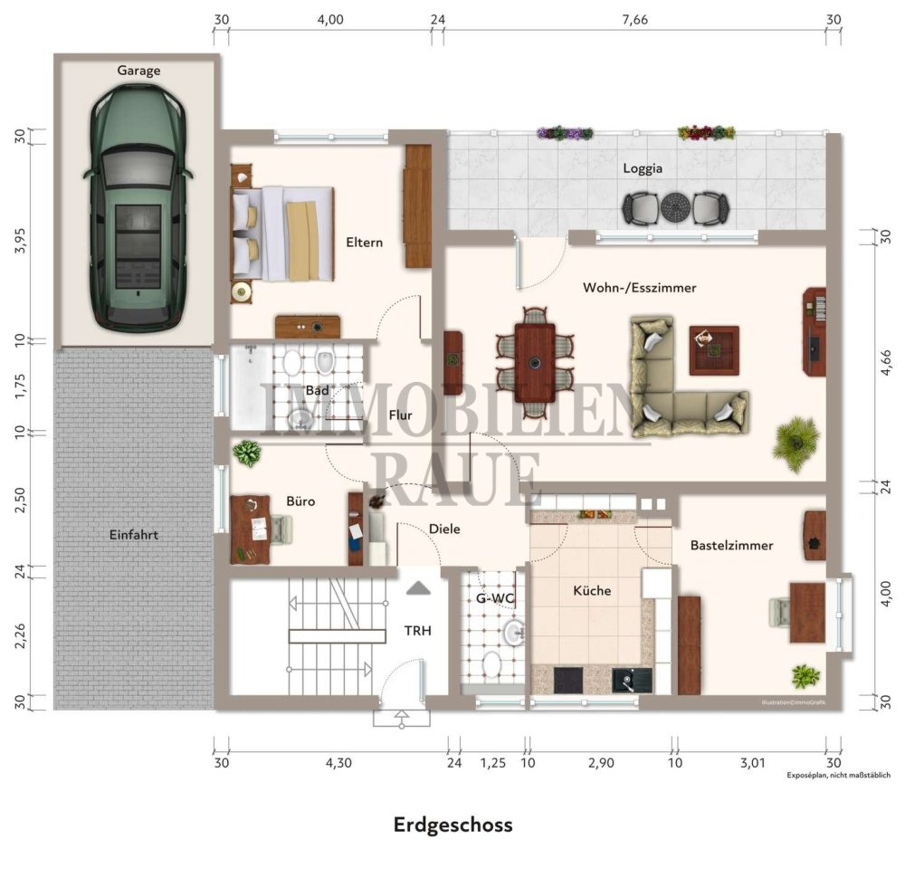 Plan Erdgeschoss
