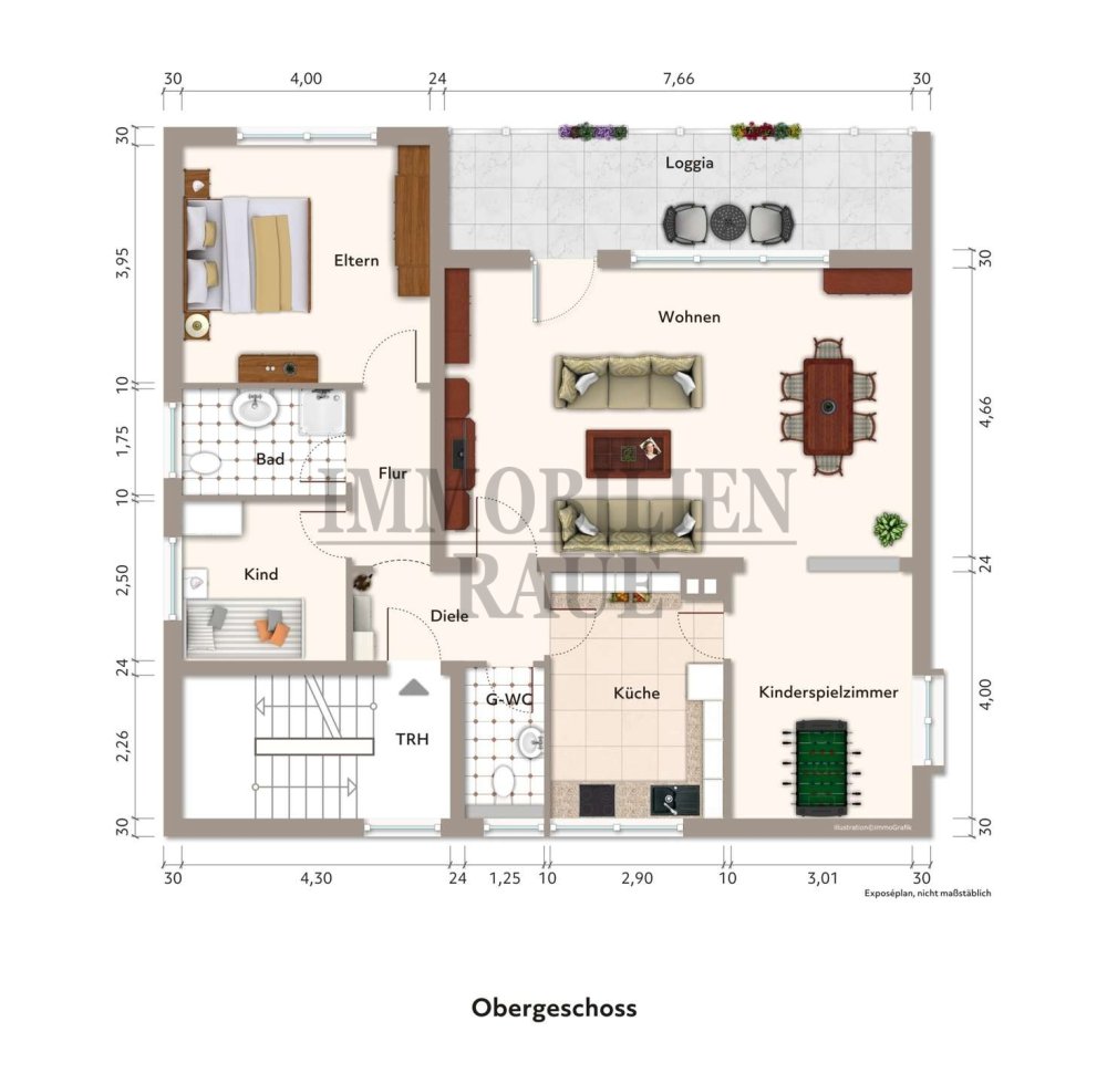 Plan Obergeschoss